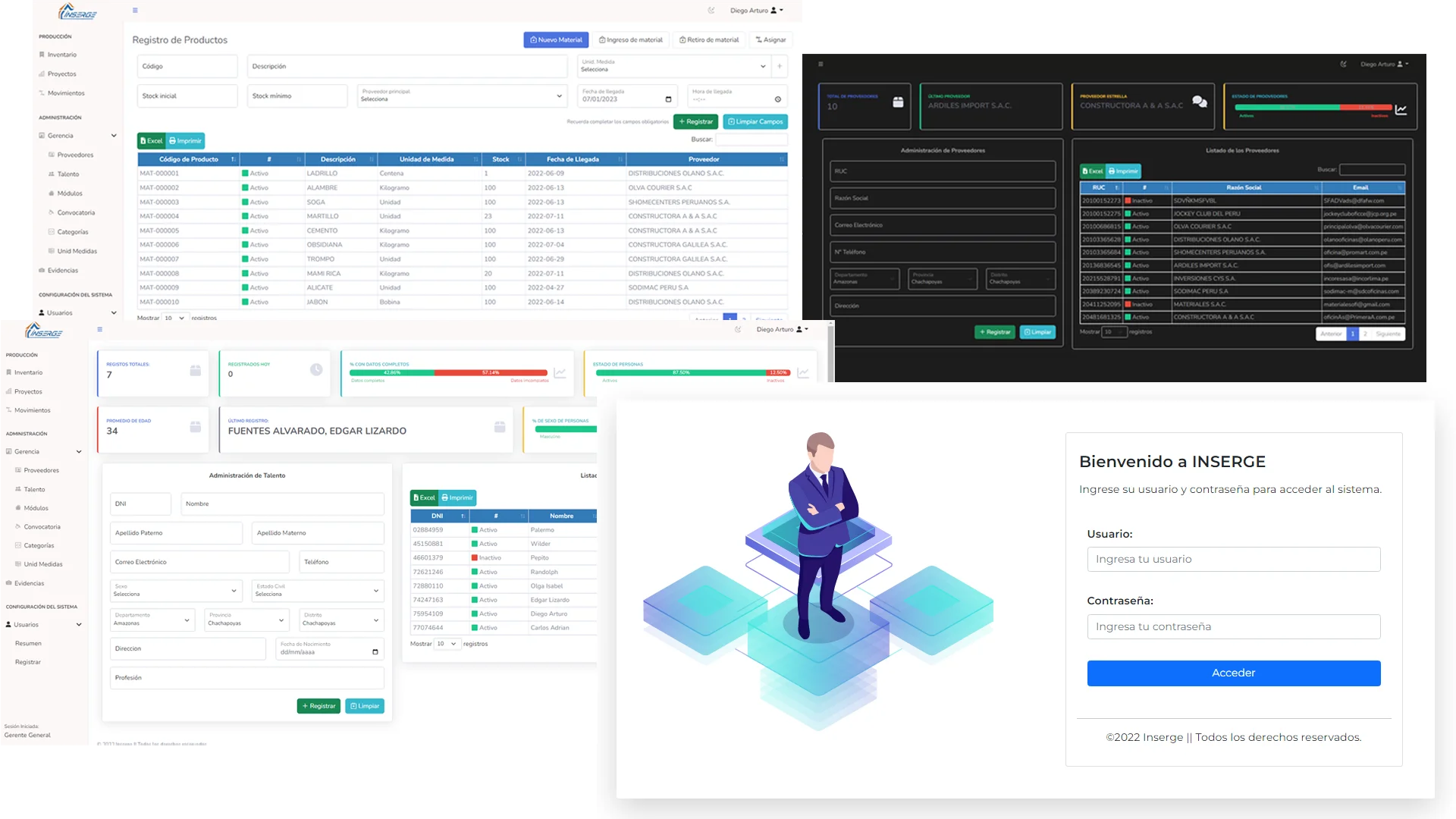Logistic System for Inserge